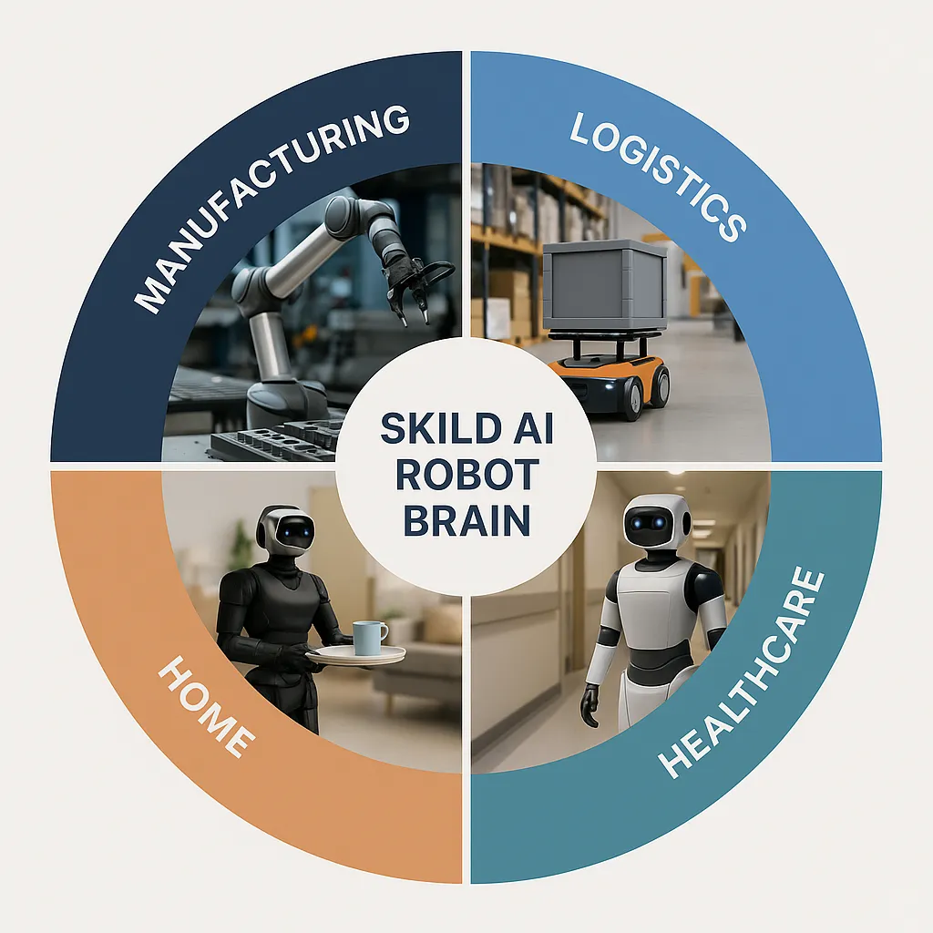 Skild AI Robot Brain Use Cases Across Manufacturing, Logistics, Healthcare, and Home